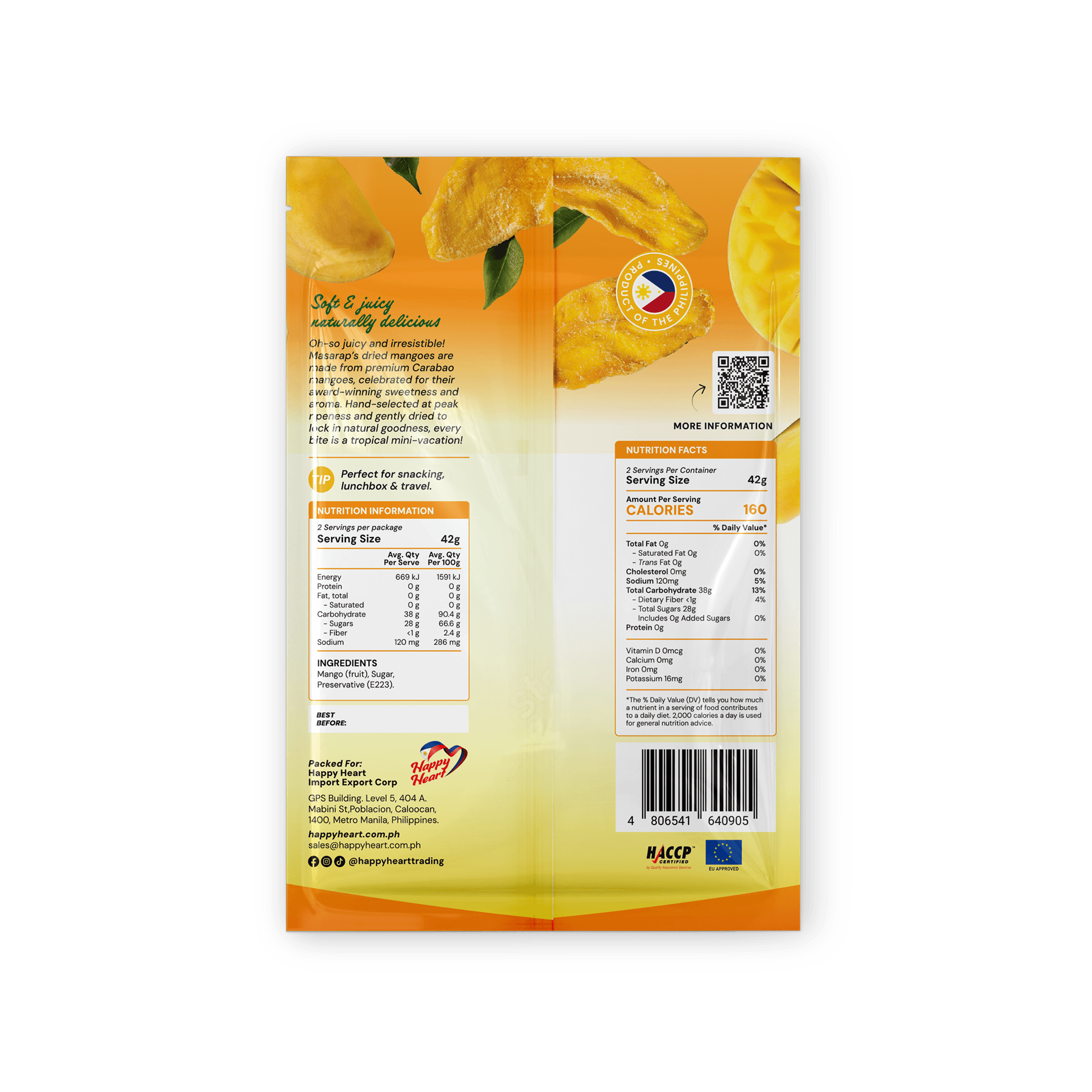 Dried Mango - 100g (BOP)