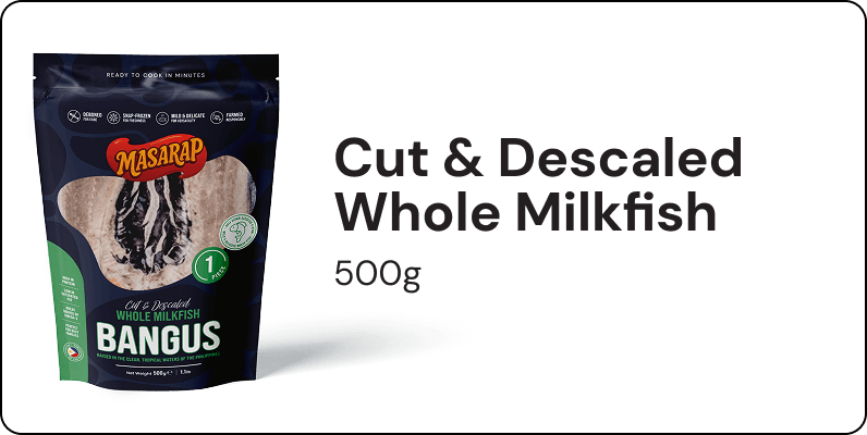 Cut&Descaled Whole Milkfish