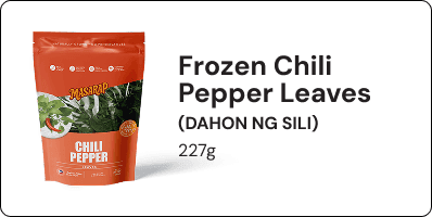 Frozen Chili Pepper Leaves