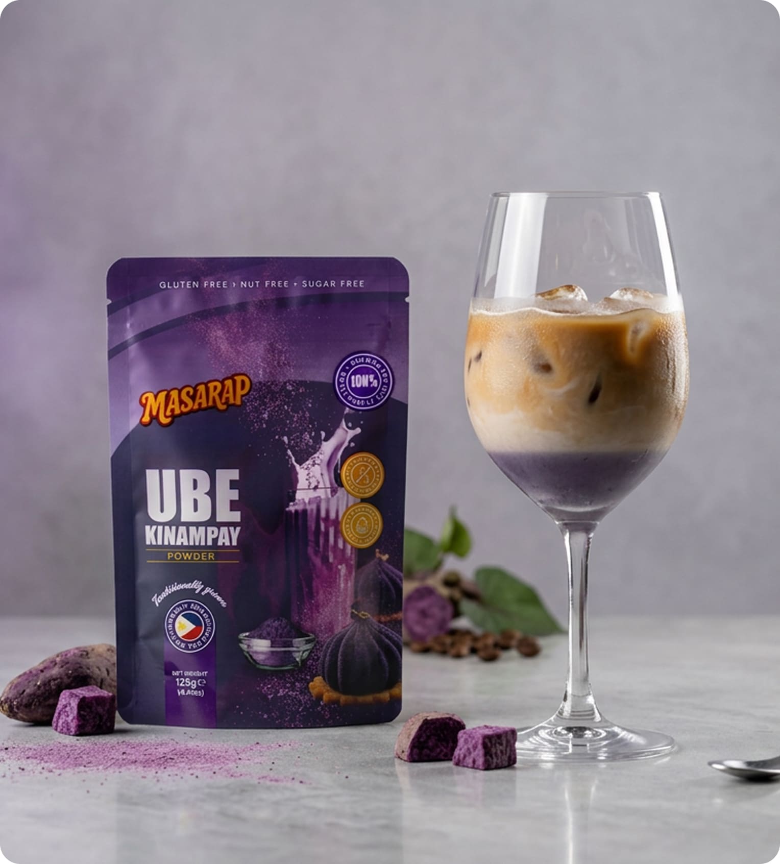 Dirty Ube Latte